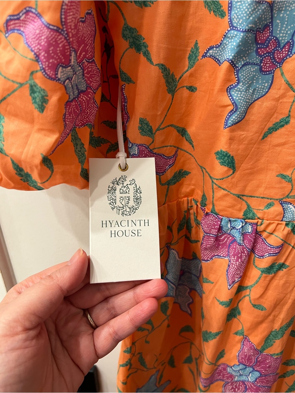 Tuckernuck - Hyacinth House - Orange & Pink Cisco Floral Maxi Dress - Picture 4 of 6
